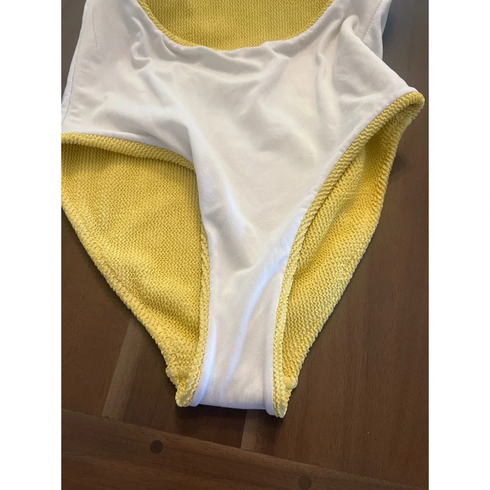 Asbayson yellow smocked